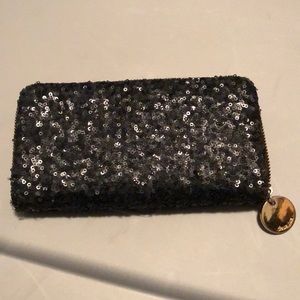 Black sequin deux lux wallet!